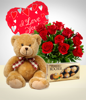 Regalos que enamoran, regalos por San Valentín. Peluches grandes y peluches  gigantes, globos, rosas, chocolat…